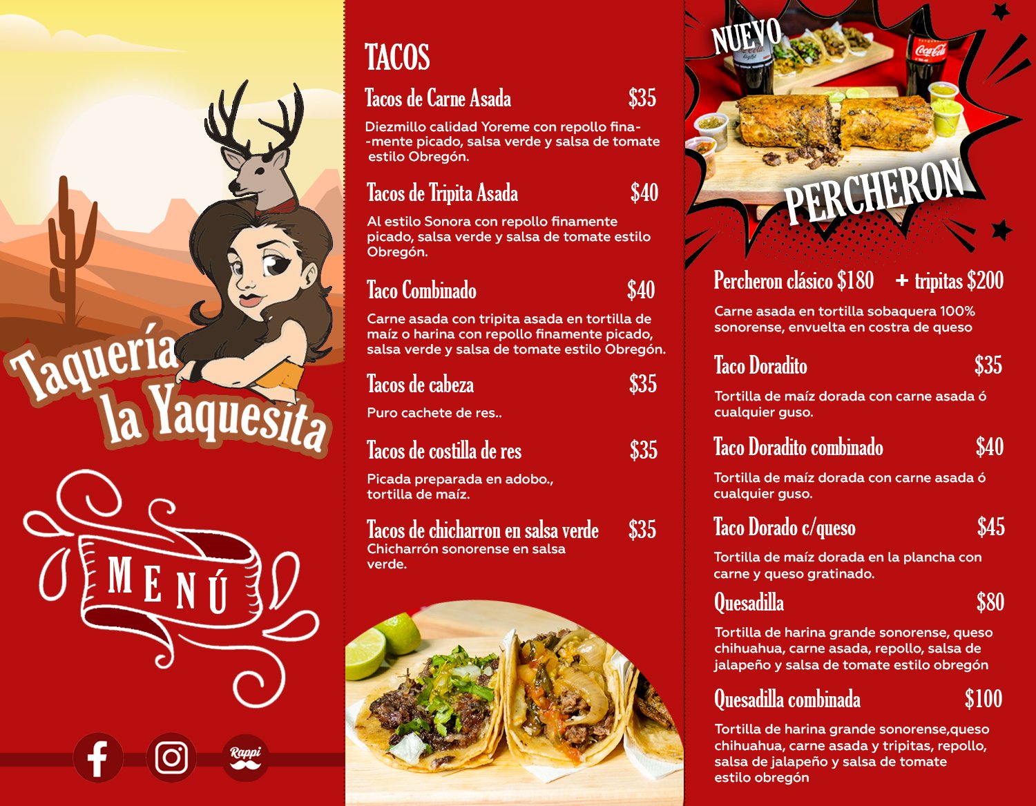 menu QR Lado A